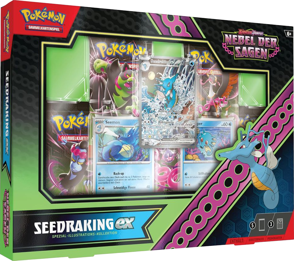 Pokemon: Nebel der Sagen - Seedraking / Quajutsu Spezial Illustrations-Kollektion